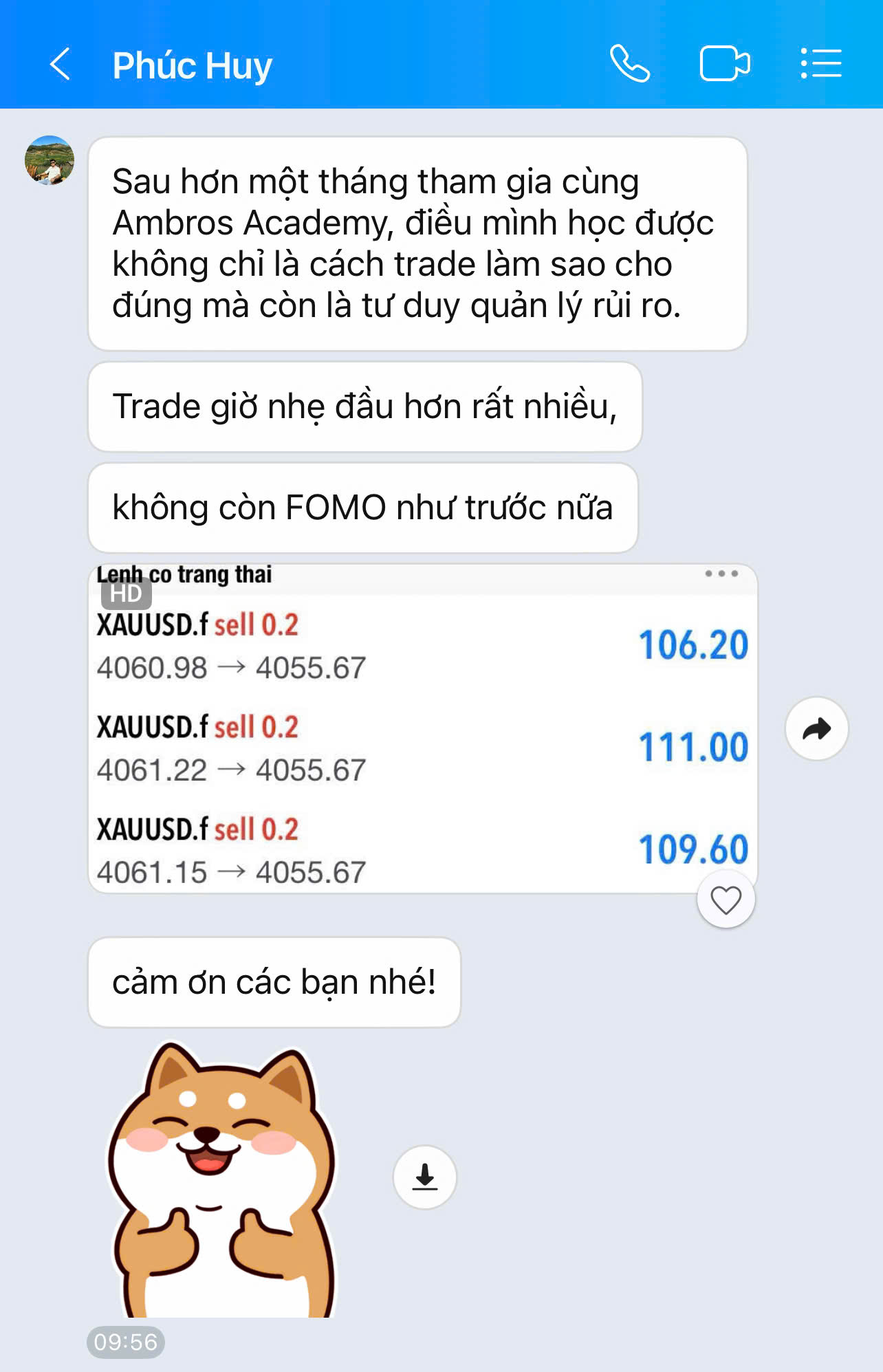 Những lời tâm sự từ Huy..